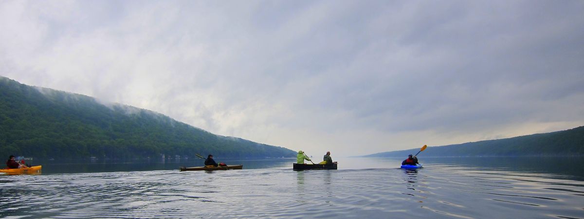 Paddling to the Staghorn Cliffs. Photo: John Sutton