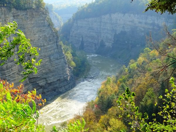 A view of the gorge and river