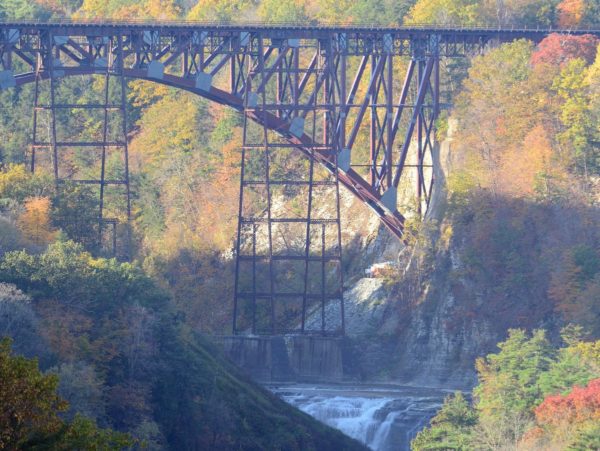 A railroad bridge