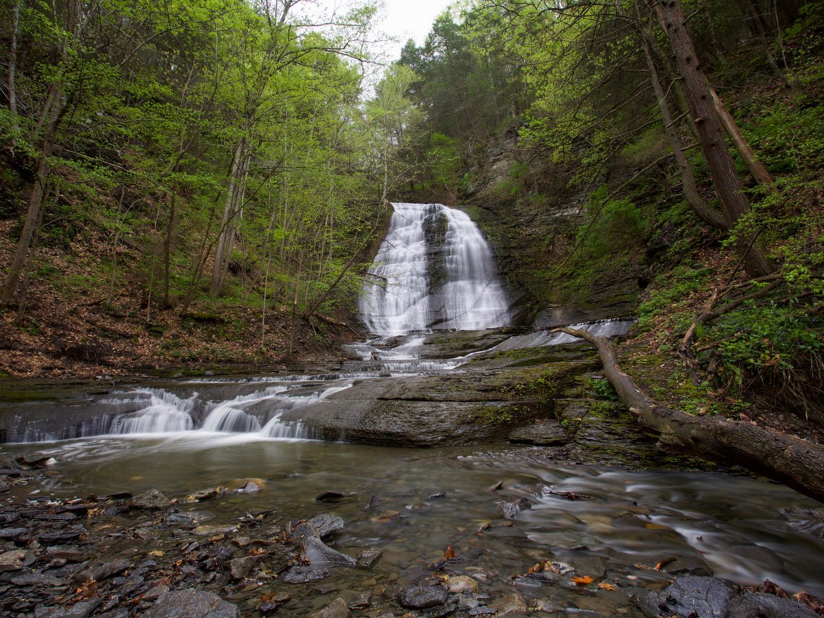 Waterfall at Lick Brook Gorge