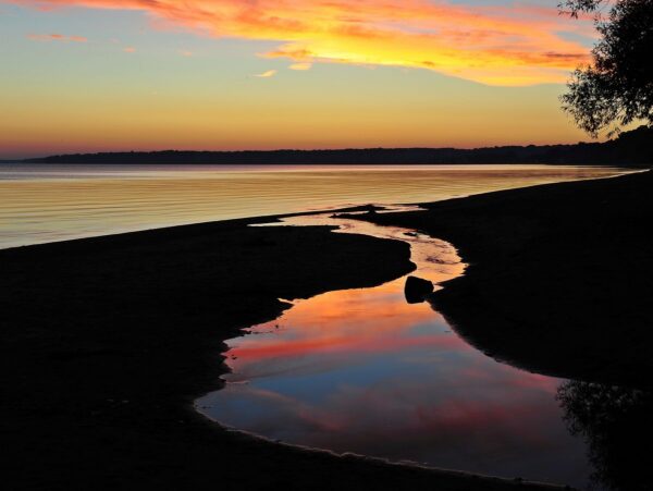Sunset on Ontario Lake