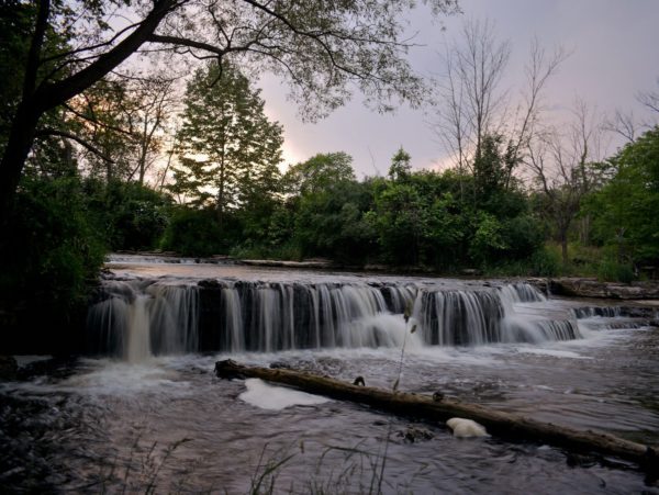 A small waterfall