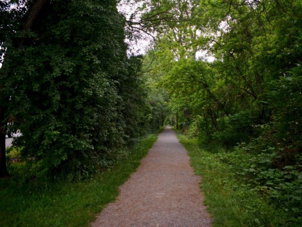 A stone dust path