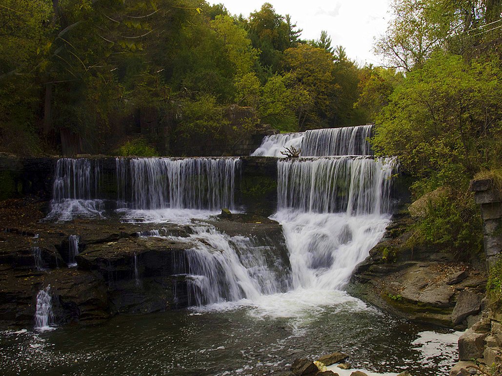 Waterfall at Keuka Outlet Trail