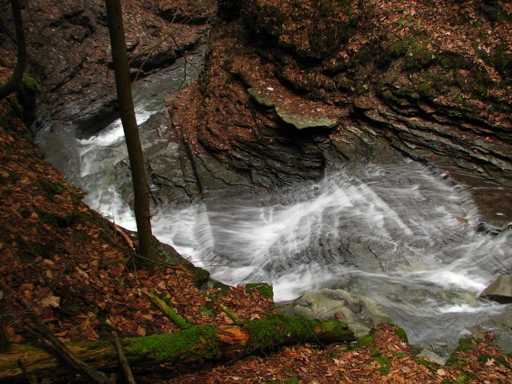 Waterfall at High Tor Wildlife Management Area
